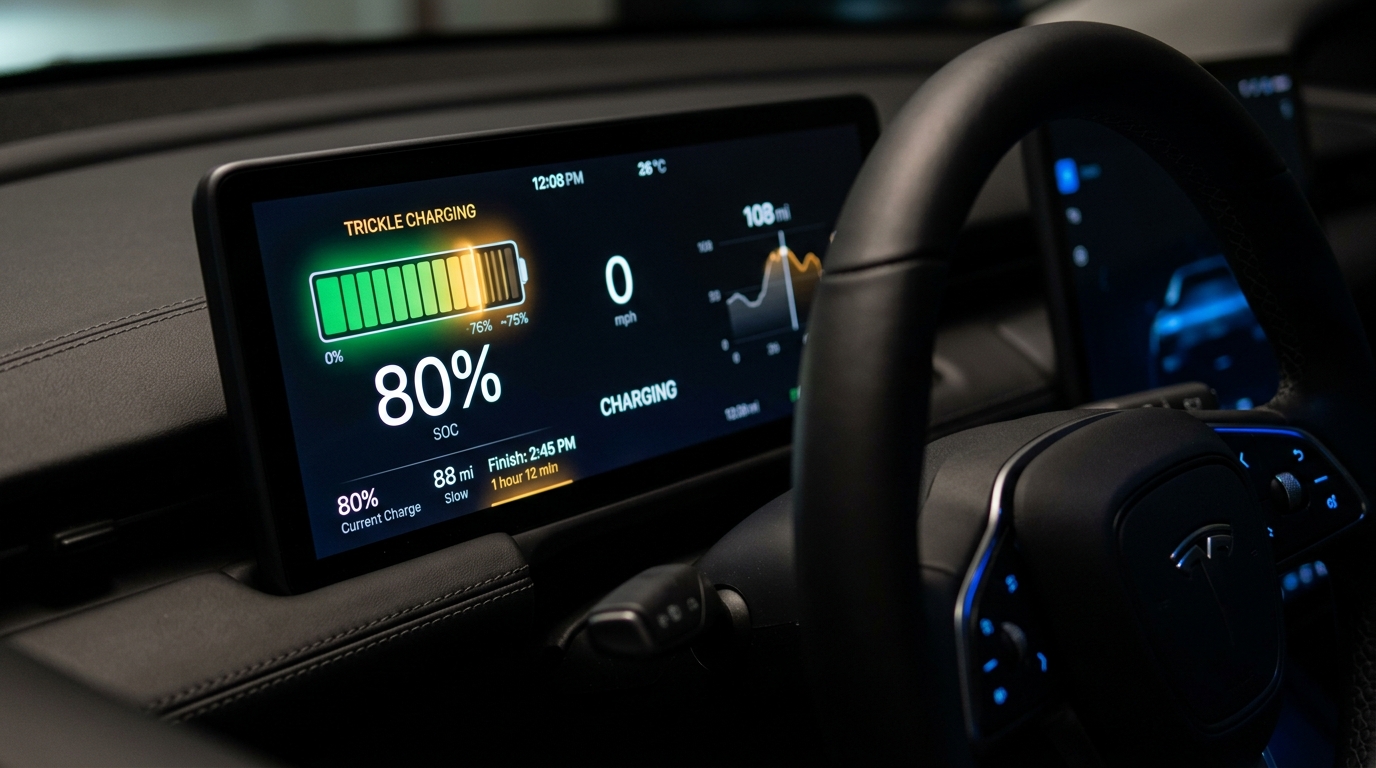 Why EV Charging Slows Down After 80% (Curve Explained)